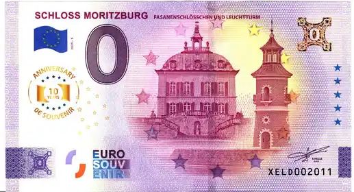 Banconota da 0€ SCHLOSS MORITZBURG