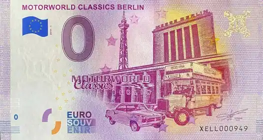 Billete de 0€ MOTORWORLD CLASSICS BERLIN