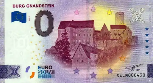 0€-Schein BURG GNANDSTEIN