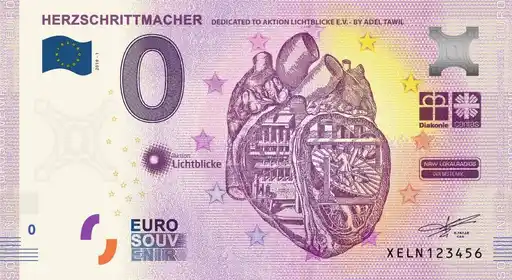 Billet 0€ HERZSCHRITTMACHERDEDICATED TO AKTION LICHTBLICKE E.V. - BY ADEL TAWIL