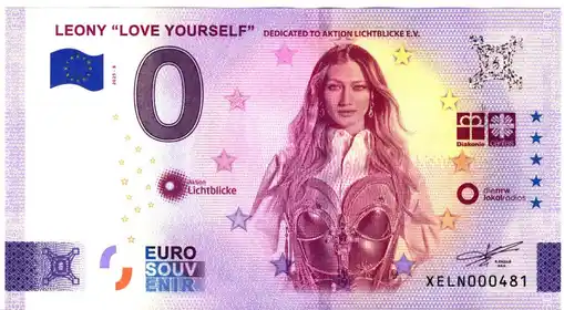 Billete de 0€ LEONY "LOVE YOURSELF"