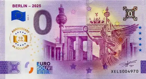 Banconota da 0€ BERLIN - 2025