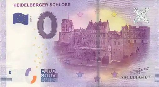 Billete de 0€ HEIDELBERGER SCHLOSS