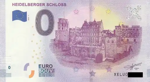 0€-Schein HEIDELBERGER SCHLOSS