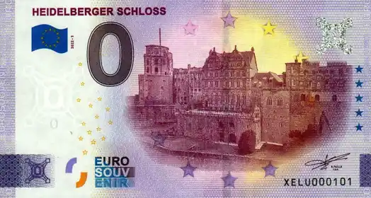 0€-Schein HEIDELBERGER SCHLOSS