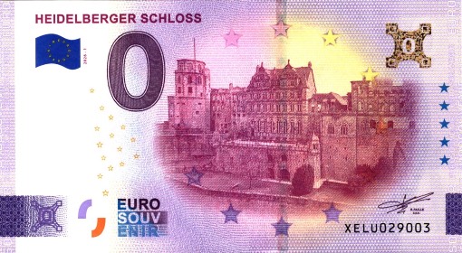 Banconota da 0€ HEIDELBERGER SCHLOSS