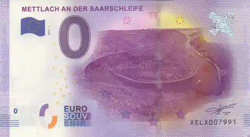Billete de 0€ METTLACH AN DER SARRSCHLEIFE