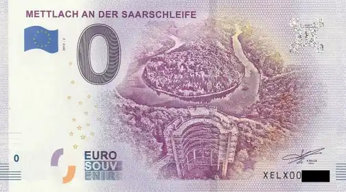 0€ banknote METTLACH AN DER SARRSCHLEIFE