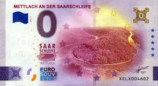 0€-Schein METTLACH AN DER SAARSCHLEIFE