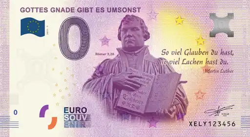 Billet 0€ GOTTES GNADE GIBT ES UMSONST