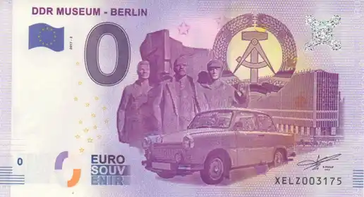 Billete de 0€ DDR MUSEUM - BERLIN