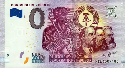Billete de 0€ DDR MUSEUM - BERLIN