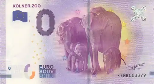 0€-Schein KÖLNER ZOO