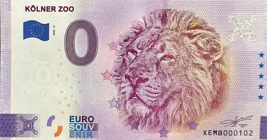 Billete de 0€ KÖLNER ZOO