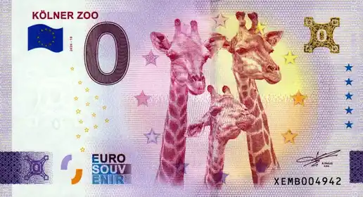 0€-Schein KÖLNER ZOO