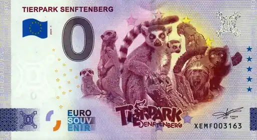 Banconota da 0€ TIERPARK SENFTENBERG