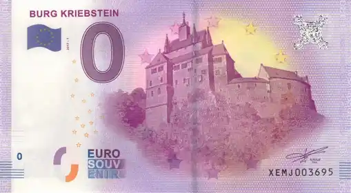 0€ banknote BURG KRIEBSTEIN