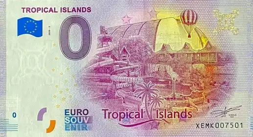 Billete de 0€ TROPICAL ISLANDS