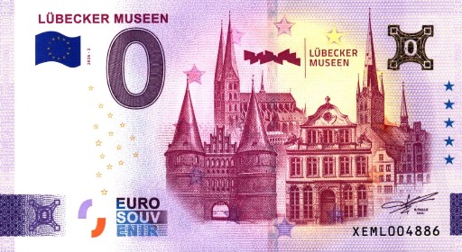 0€ banknote LÜBECKER MUSEEN