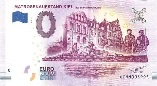 0€-Schein MATROSENAUFSTAND KIEL100 JAHRE DEMOKRATIE