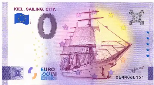 0€-Schein KIEL. SAILING. CITY.