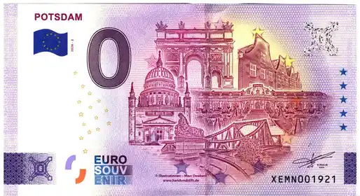 Billete de 0€ POTSDAM