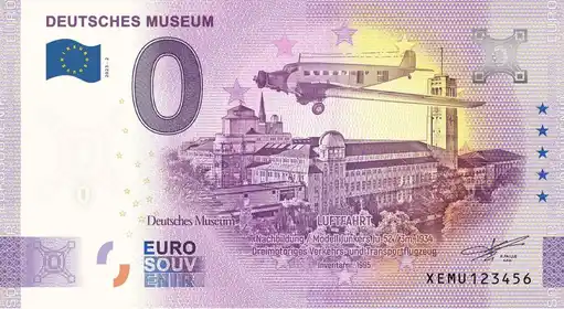 Banconota da 0€ DEUTSCHES MUSEUM