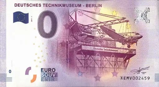 Billete de 0€ DEUTSCHES TECHNIKMUSEUM - BERLIN