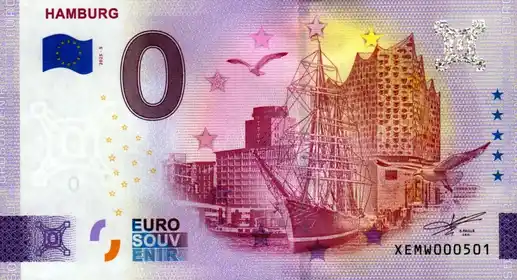 Billete de 0€ HAMBURG