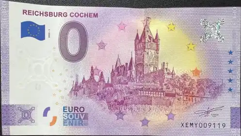 0€ banknote REICHSBURG COCHEM