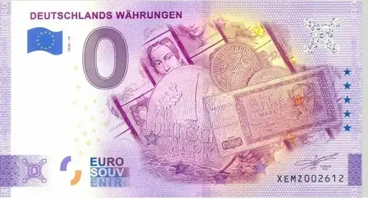 Billet 0€ DEUTSCHLANDS WÄHRUNGEN