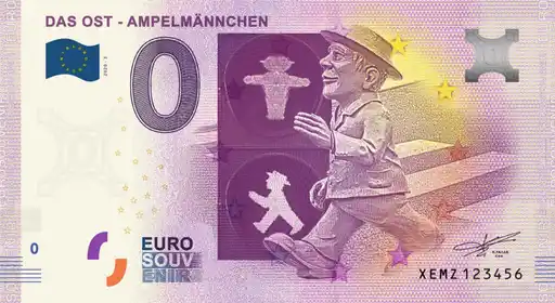 0€-Schein DAS OST - AMPELMÄNNSCHEN