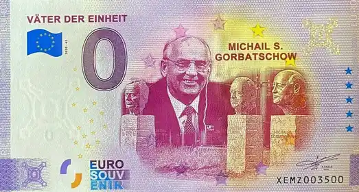 0€ banknote VÄTER DER EINHEITMICHAIL S. GORBATSCHOW