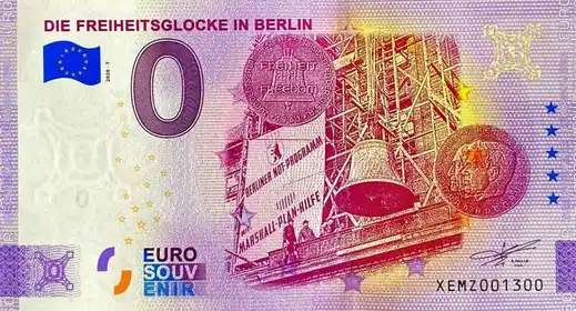Billete de 0€ DIE FREIHEITSGLOCKE IN BERLIN