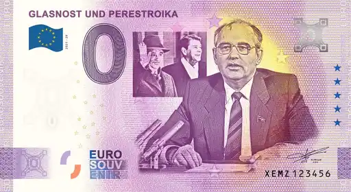 0€ banknote GLASNOST UND PERESTROIKA