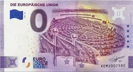 0€ banknote DIE EUROPÄISCHE UNION