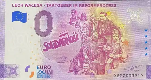 0€ banknote LECH WALESA - TAKTGEBER IM REFORMPROZESS