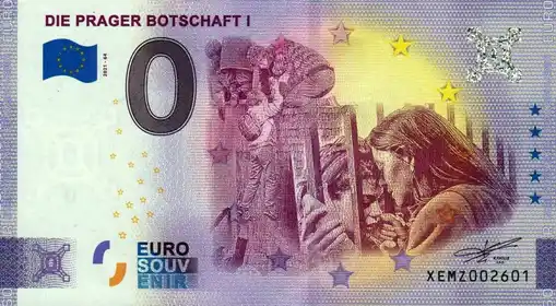 0€ banknote DIE PRAGER BOTSCHAFT I