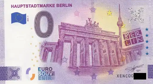 0€-Schein HAUPTSTADTMARKE BERLIN