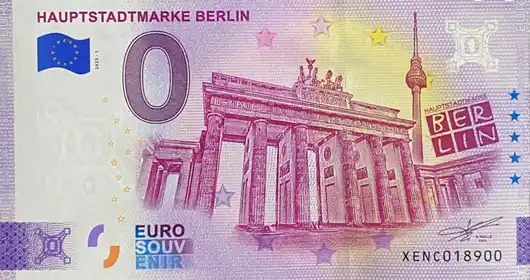 0€-Schein HAUPTSTADTMARKE BERLIN