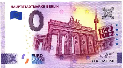 0€-Schein HAUPTSTADTMARKE BERLIN