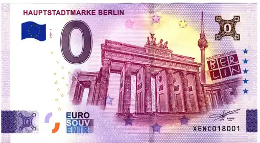 0€-Schein HAUPTSTADTMARKE BERLIN