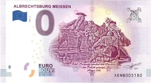 0€ banknote ALBRECHTSBURG MEISSEN