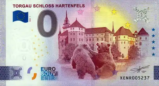 0€ banknote TORGAU SCHLOSS HARTENFELS