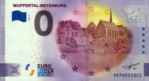 0€-Schein WUPPERTAL-BEYENBURG