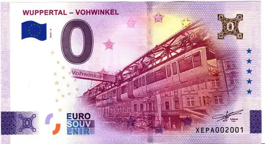 0€-Schein WUPPERTAL - VOHWINKEL