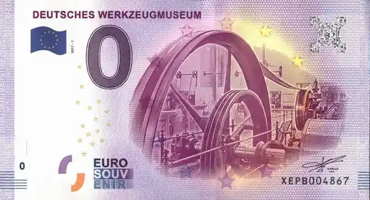 0€-Schein DEUTSCHES WERKZEUGMUSEUM