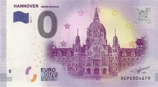 Billet 0€ HANNOVERNEUES RATHAUS