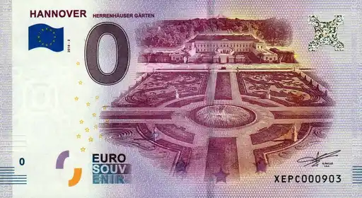 0€-Schein HANNOVERHERRENHÄUSER GÄRTEN