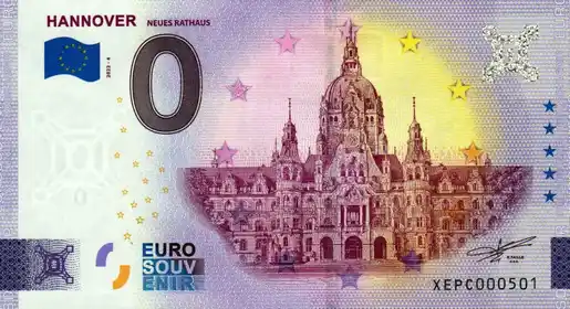 Billet 0€ HANNOVERNEUES RATHAUS